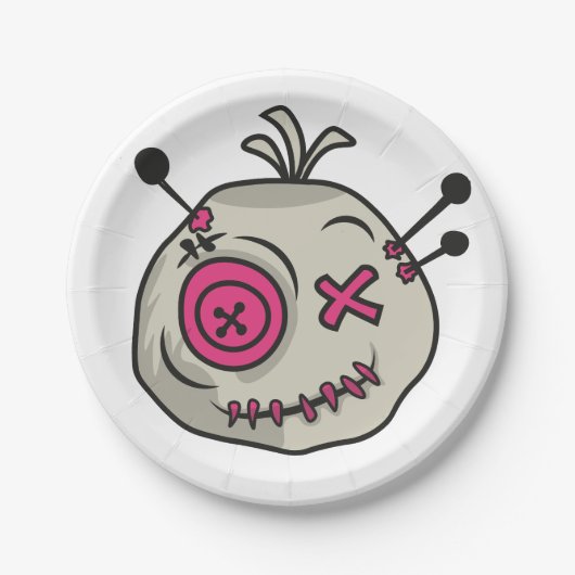Voodoo Token 7" Rundpapierplatte Pappteller (Vorderseite)