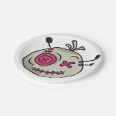 Voodoo Token 7" Rundpapierplatte Pappteller (Schrägansicht)