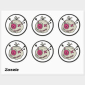 Voodoo Token Classic Round Stickers (Blatt)