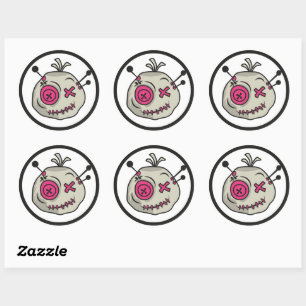 Voodoo Token Classic Round Stickers