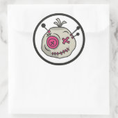 Voodoo Token Classic Round Stickers (Tasche)
