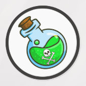 Voodoo-Token für große Umlaufklappen Wasserfeste A Etiketten (Design 2)