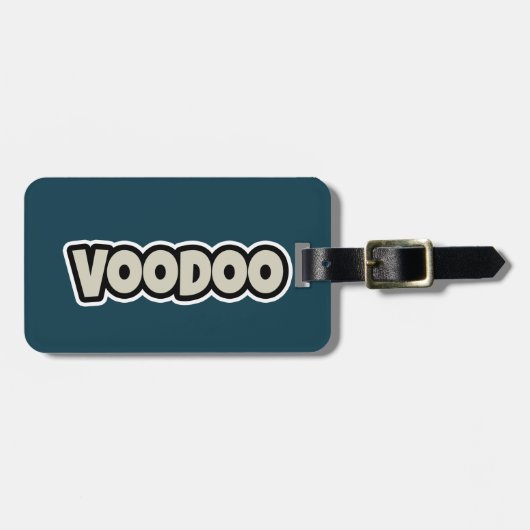Voodoo-Token Gepäckanhänger (Vorderseite horizontal)