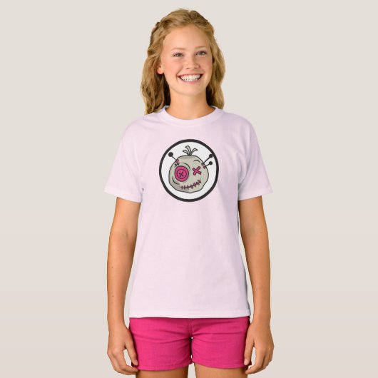 Voodoo Token Girls' Basic T - Shirt (Vorne ganz)