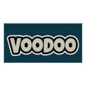 Voodoo-Token-Glossenplakat Poster (Vorderseite)