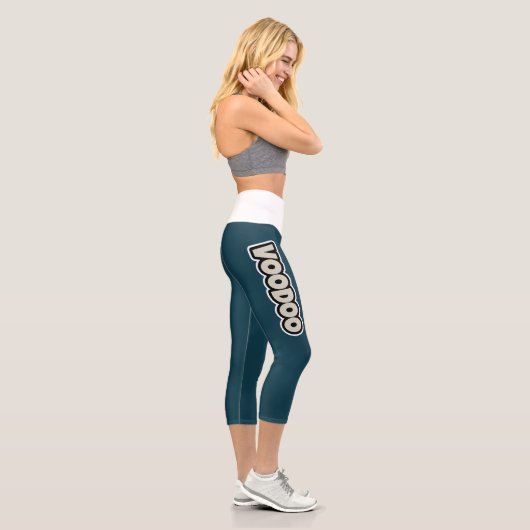 Voodoo Token Hochwaisted Yoga Capris (Rechts)