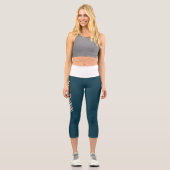 Voodoo Token Hochwaisted Yoga Capris (Vorderseite)