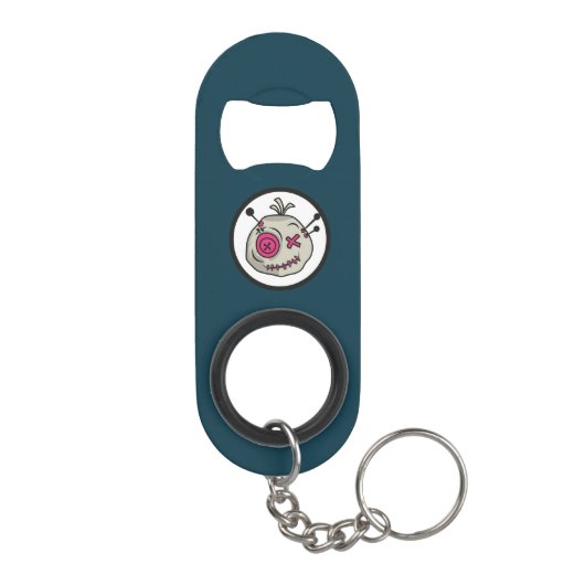 Voodoo Token Mini Flaschenöffner mit Schlüsselanhä (Rückseite)