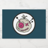 Voodoo Token Mini Sparkling Weinflaschen Etikett (Einzelnes Label)