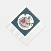 Voodoo Token Paper Napkins geprägtes Mittagessen Serviette (Ecke)