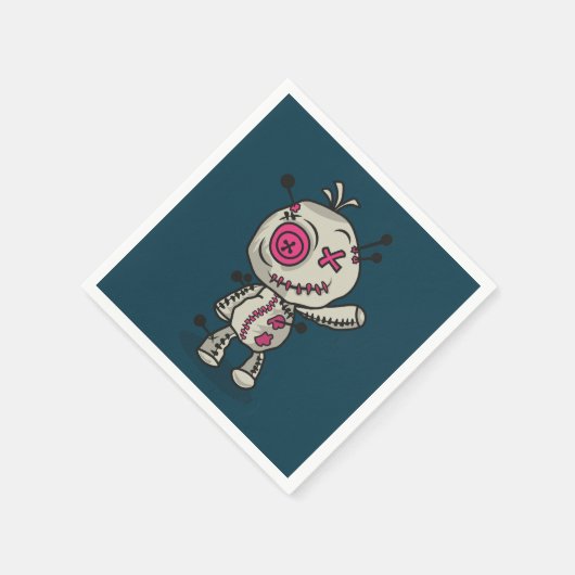 Voodoo Token Paper Napkins Standard Cocktail Serviette (Ecke)