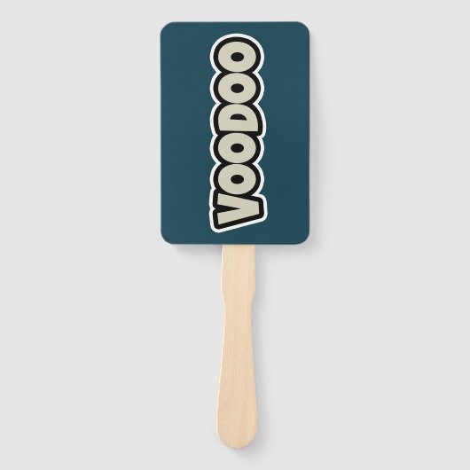 Voodoo Token Rechteck-Programm-Lüfter Fächer (Vorderseite)