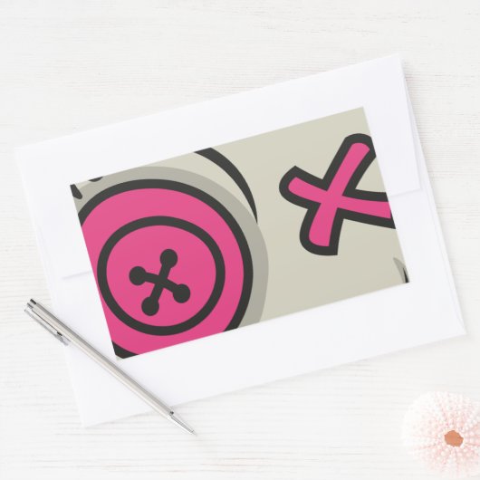 Voodoo-Token-Rectangle-Stickers Rechteckiger Aufkleber (Umschlag)