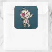 Voodoo Token Square Stickers (Tasche)