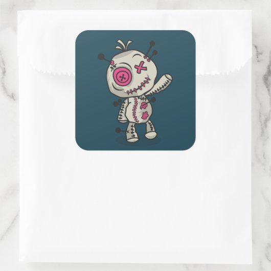 Voodoo Token Square Stickers (Tasche)