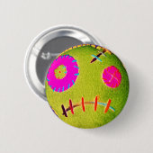 Voodoo Toxic Green Button (Vorne & Hinten)
