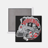 Voodoo Train Magnet (Vorderseite/Rückseite)