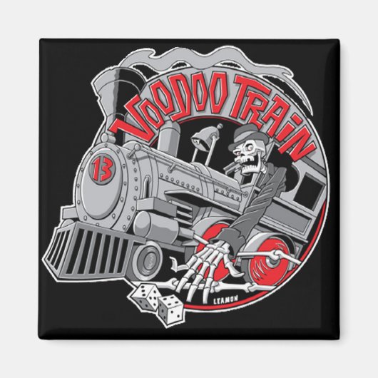Voodoo Train Magnet (Vorne)