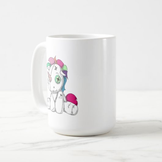 Voodoo Unicorn Kaffeetasse (Vorderseite Links)