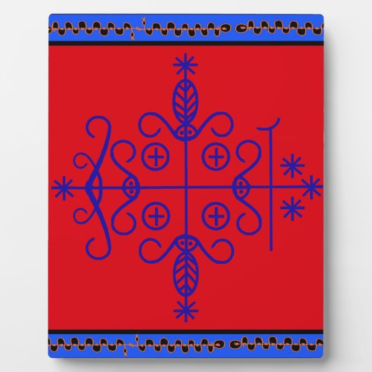 Voodoo Veve Magik - Papa Legba Fotoplatte (Vorderseite)