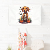 Voodoo Vizsla Dog Banner (Insitu)
