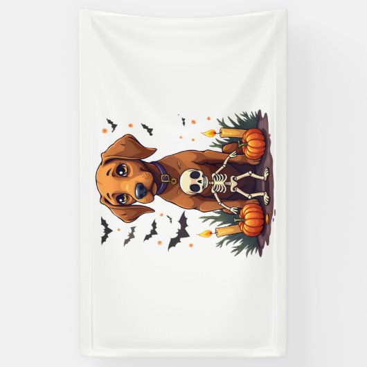 Voodoo Vizsla Dog Banner (Vertikal)