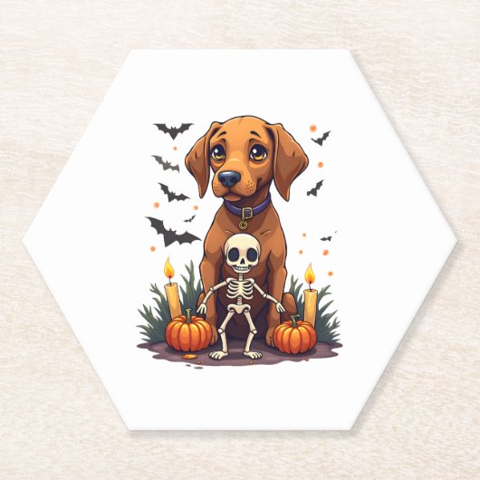 Voodoo Vizsla Dog Untersetzer (Vorderseite)