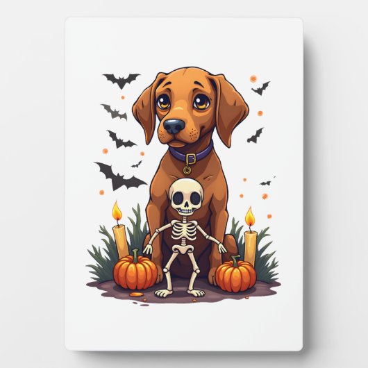 Voodoo Vizsla Hund Fotoplatte (Vorderseite)