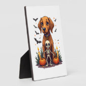 Voodoo Vizsla Hund Fotoplatte (Seite)