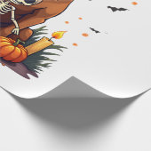 Voodoo Vizsla Hund Geschenkpapier (Ecke)