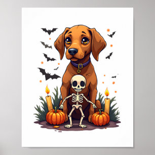 Voodoo Vizsla Hund Poster