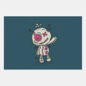 Voodoo-Wrapping-Papier-Flachblatt-Set 3 Geschenkpapier Set (Vorderseite)