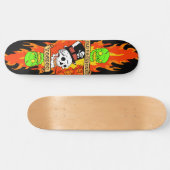 Voodooschädel Skateboard (Horizontal)