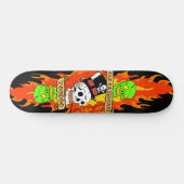 Voodooschädel Skateboard (Horizontal)