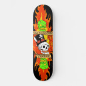 Voodooschädel Skateboard (Vorderseite)