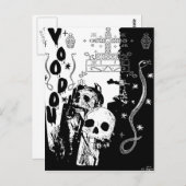 Voodou-Postkarte Postkarte (Vorne/Hinten)