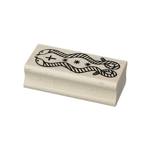 VooDou Serpents Rubber-Briefmarke Gummistempel (Stempel)