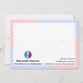 Voor de Zorgdrager Dankeskarte (Rückseite)