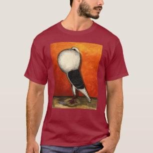 Voorburg Cropper Pigeon Blue Karo T-Shirt