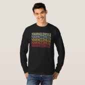 Voorheesville New York Voorheesville NY Retro Vint T-Shirt (Vorne ganz)