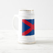 Voortrekker-Flagge Bierglas (Vorderseite Links)