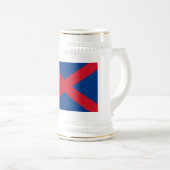 Voortrekker-Flagge Bierglas (VorderseiteRechts)