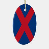 Voortrekker-Flagge Keramik Ornament (Rechts)