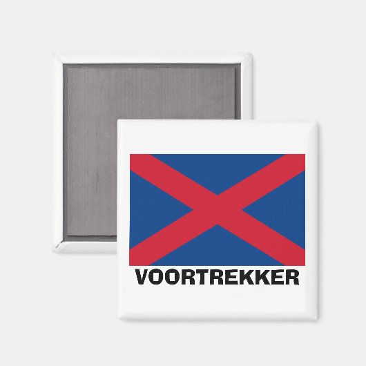 Voortrekker-Flagge Magnet (Vorderseite/Rückseite)