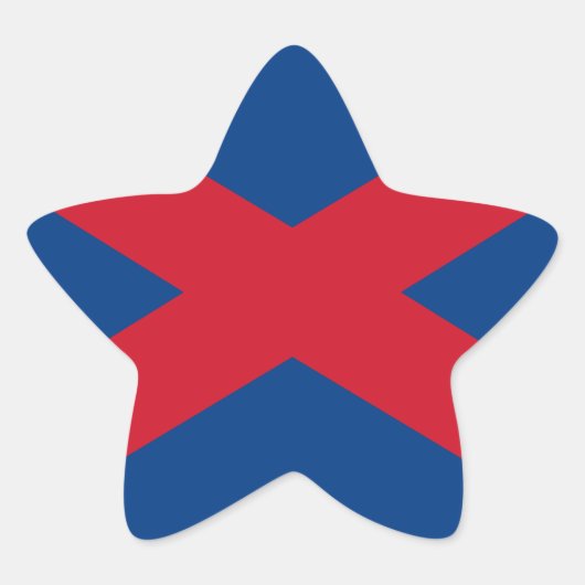 Voortrekker-Flagge Stern-Aufkleber (Vorderseite)
