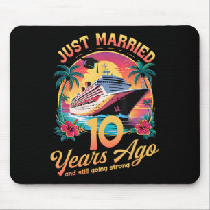 Vor 10 Jahren gerade erst verheiratet Romantisches Mousepad