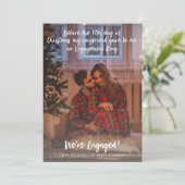 Vor 12. Weihnachten - Wir sind Verlobtes Foto (Stehend Vorderseite)