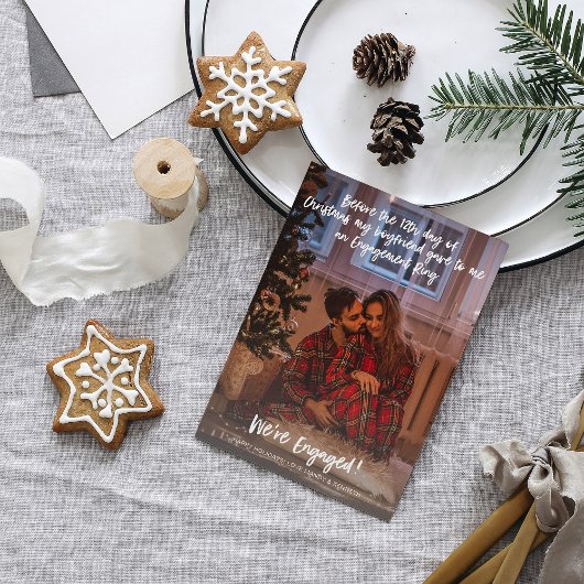 Vor 12. Weihnachten - Wir sind Verlobtes Foto