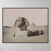 Vor 1887: Große Sphinx von Gizeh Nekropolis Poster (Vorne)
