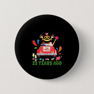 Vor 23 Jahren geheiratet lustiges 23. Jubiläum Paa Button